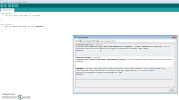 Arduino IDE how to install libraries part 1