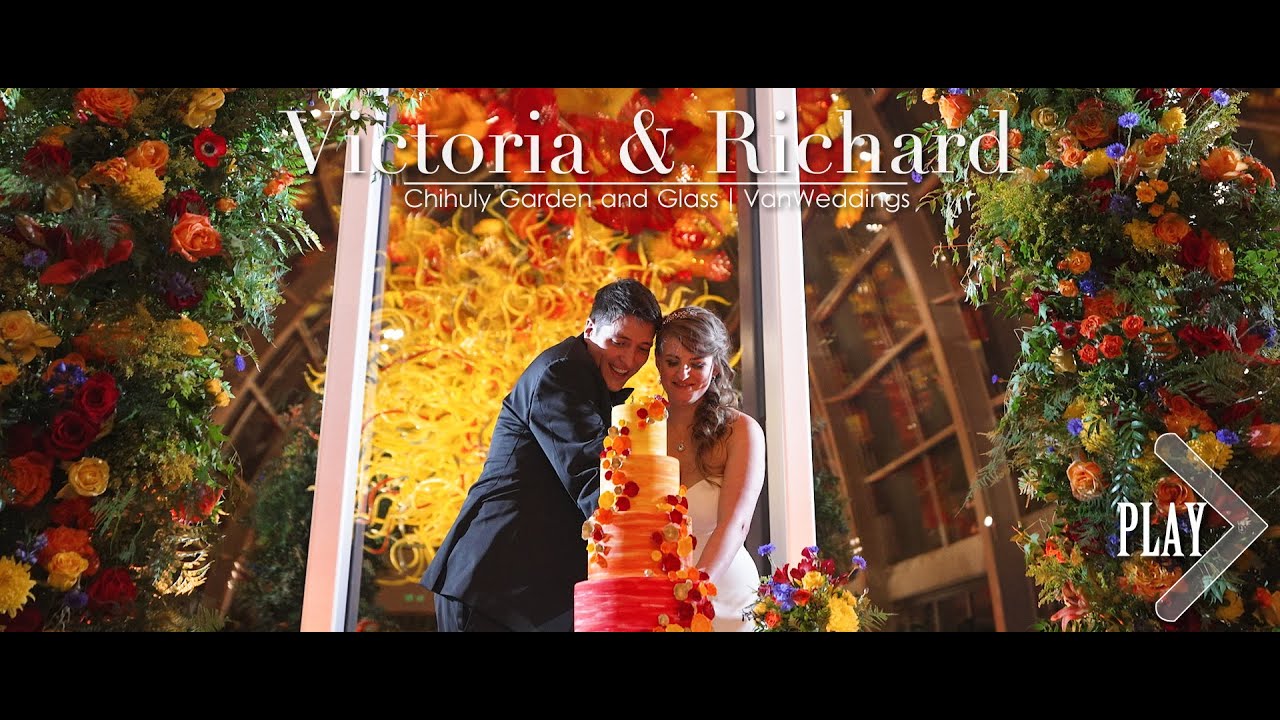 Amazing Chihuly Garden and Glass Wedding Seattle Wedding Video