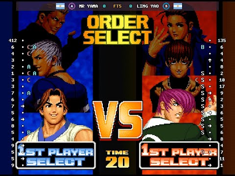 The King of Fighters '98 - 🇦🇷 Mr Yama(A) vs 🇦🇷 Ling Yao(B) | Fightcade (2026-01-08 01:40 UTC)