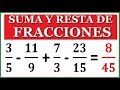 Cómo Sumar Y Restar Fracciones - Ejemplo 4