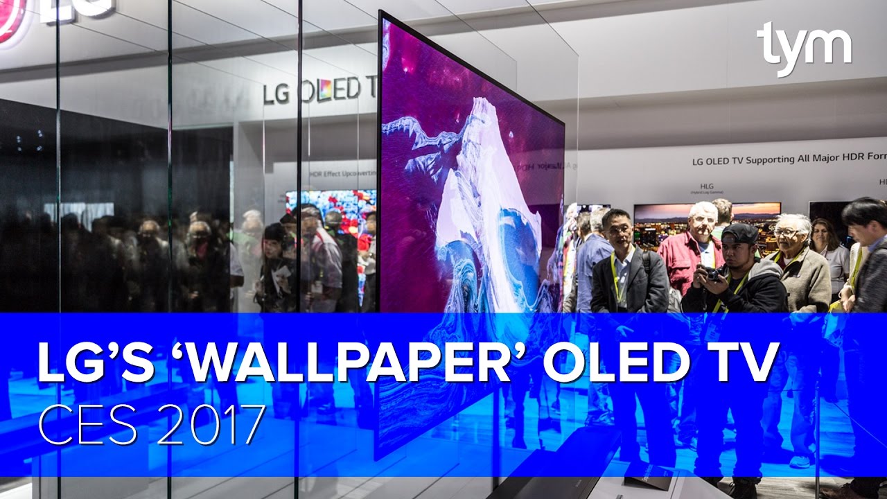 LG's NEW OLED 'Wallpaper' TV With Dolby Vision, CES 2017 YouTube