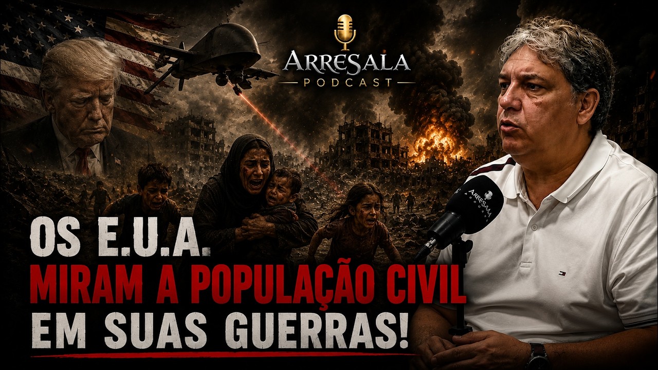 OS E.U.A. MIRAM A POPULAÇÃO CIVIL EM SUAS GUERRAS // Corte do Arresala Podcast