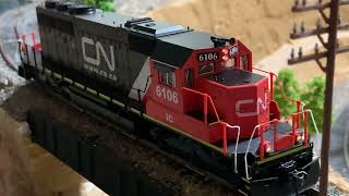 HO Scale Broadway Limited EMD SD40-2 DCC ROLLING THUNDER Sound Locomotive CN Canadian National