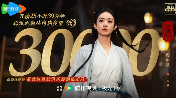 #zhaoliying is the 1st and only actor whose dramas has exceeded 10,000 heat on 3 online platforms - DayDayNews