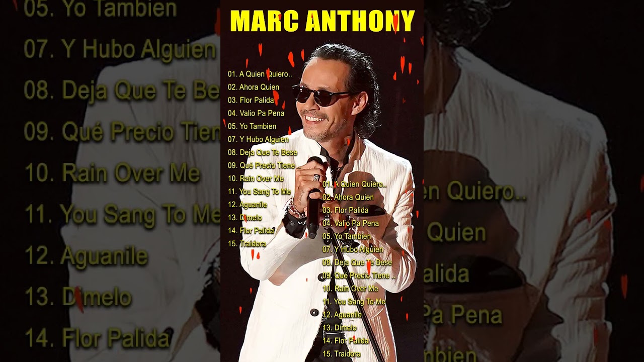 ⁣Marc Anthony Mix Salsa Romanticas 2023 - Grandes Exitos Canciones Salsa Románticas de Marc Anthony