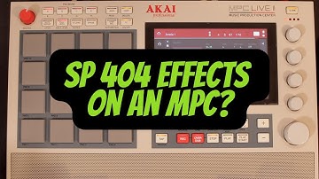 How to do SP 404-like effects on an MPC