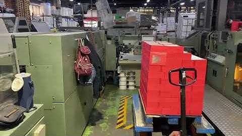 Kolbus BF 526 compact flow line with FE603 from 1998 in working condition