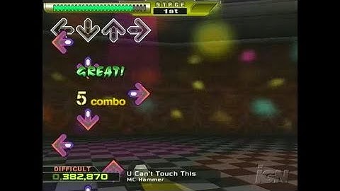 Dance Dance Revolution X PlayStation 2 Gameplay - Hammer