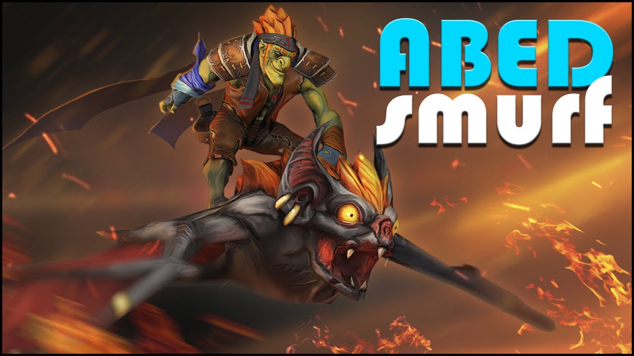 Abed Live game smurfing batrider vs qop mid
