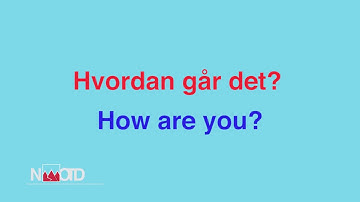 How are you? - in Norwegian | NWOTD