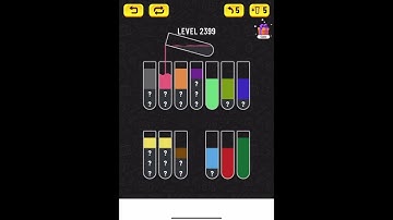 water sort puzzle level 2399