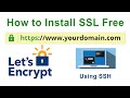 How to Install Free SSL From Let's Encrypt on any Shared Hosting via SSH with Auto Renewal Cron Job