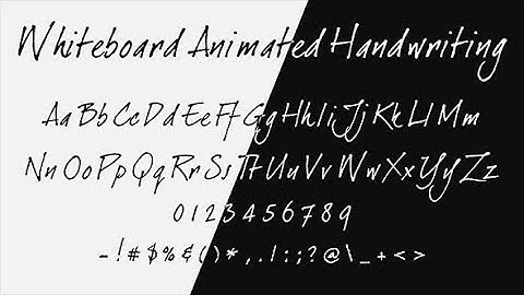 Whiteboard Animated Handwriting Script for After Effects