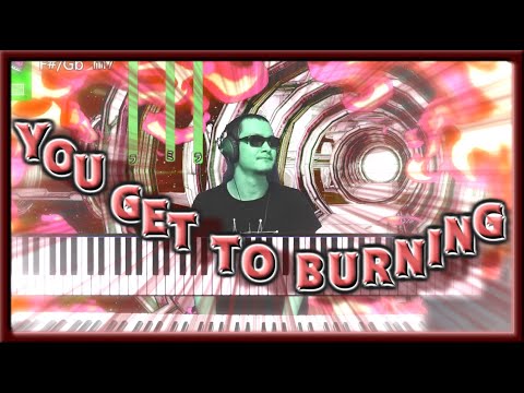 No.50【ピアノ演奏】YOU GET TO BURNING 機動戦艦ナデシコ 耳コピアレンジ【synthesia】