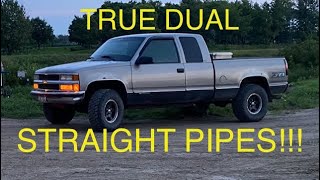 5.7 Vortec TRUE DUAL STRAIGHT PIPES (NO CATS)