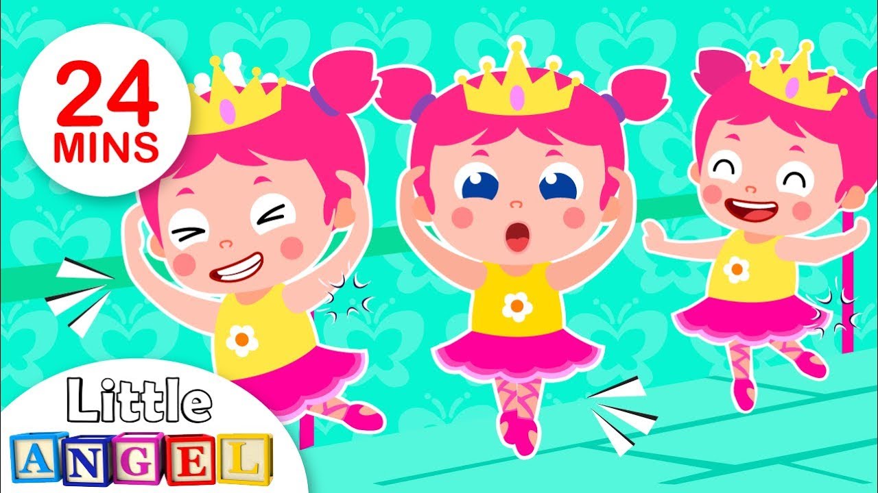 shape songs youtube I Want To Be A Ballerina, Scrub a Dub Dub, London Bridge & more Fun Kids Songs by Little Angel
