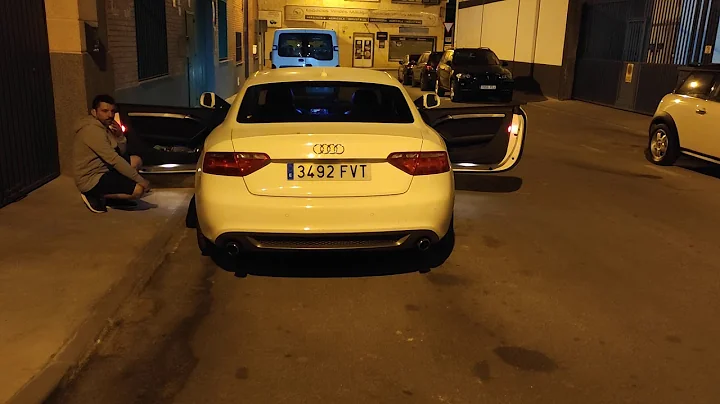 Audi a5 3.0 TDI down pipe sound