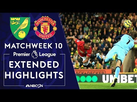 Norwich City v. Manchester United | PREMIER LEAGUE HIGHLIGHTS | 10/27/19 | NBC Sports