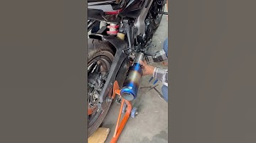 SC Project Installation 🚀☠️ #ns400 #ns400z #exhaust #bajajpulsar #viralshorts #ns400lover
