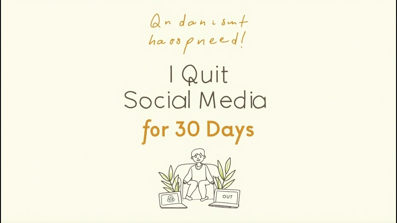 I Quit Social Media for 30 Days Here’s What Happened! YouTube