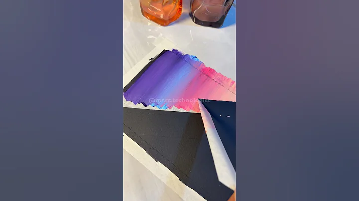 Satisfying acrylic painting idea!🎨✨ #art #painting #paintingideas #shorts #acrylicpainting #shorts