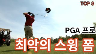 골프 프로 최악의 스윙 폼 / 특이한 스윙 top 8
