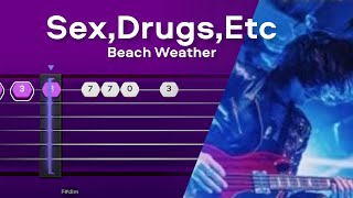 Beach Weather - Sex, Drugs, Etc (Easy Guitar Tabs & chords Tutorial)