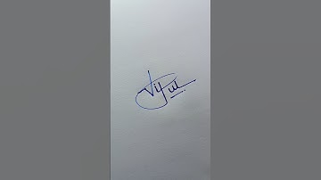 Vipul 🪐 #signature #shorts #satishcalligraphy