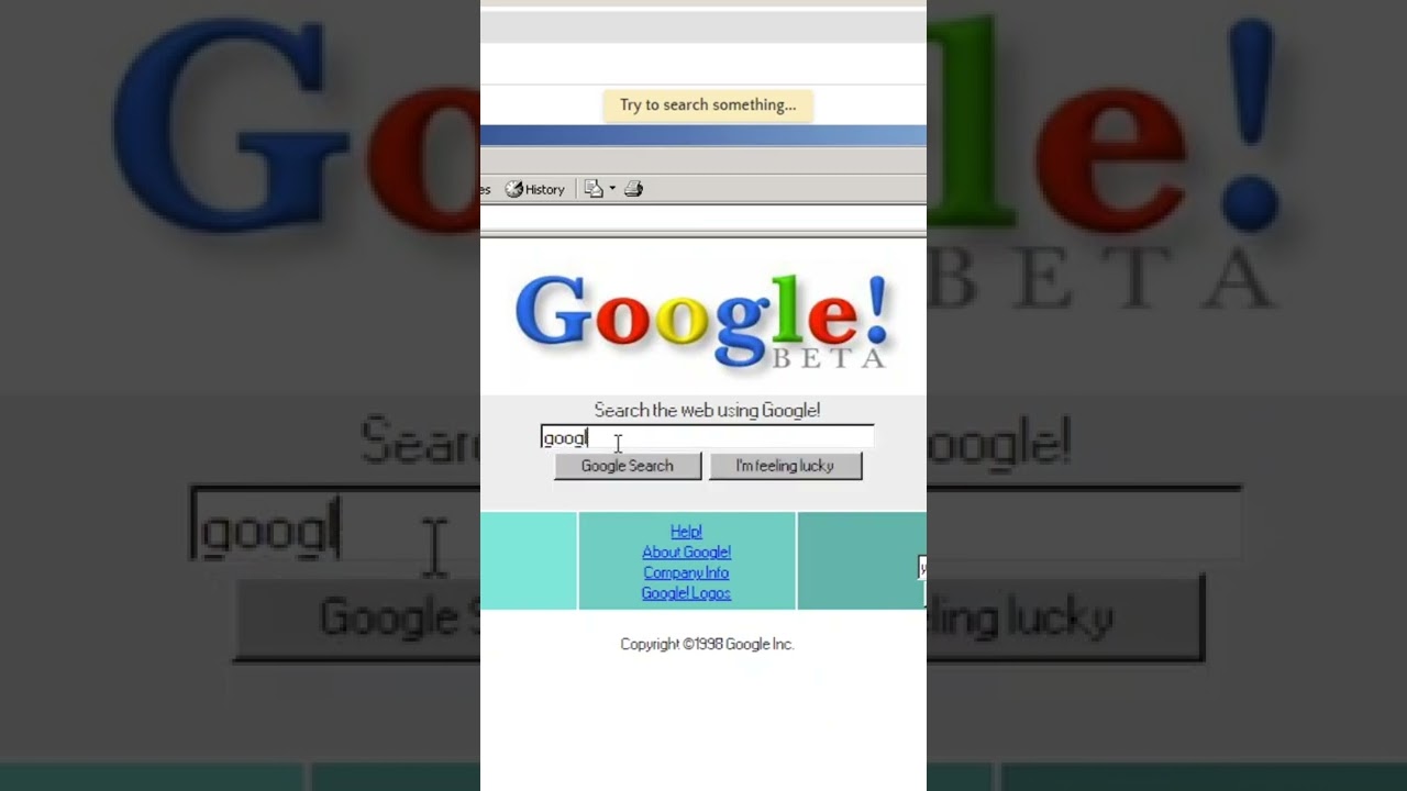 Google in 1998 * retro* - 