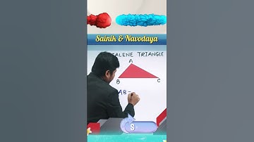 #shorts Scalene Triangle and its Properties | Maths Short tricks | 71