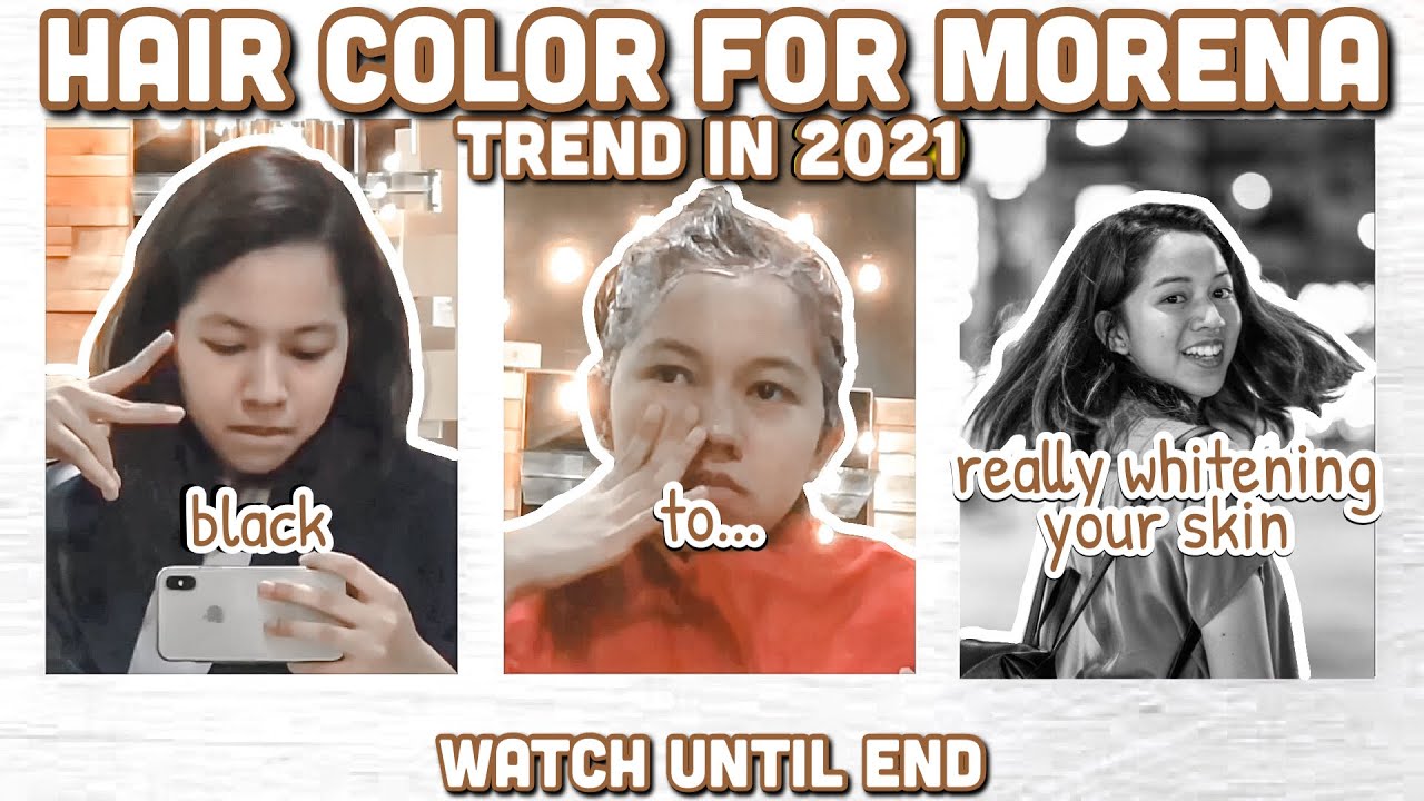 PERFECT HAIR COLOR FOR MORENA 2020 (no bleach) liana rose YouTube