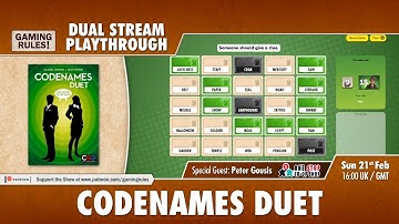 Codenames Duet - Live Playthrough Dual Stream - Episode 1