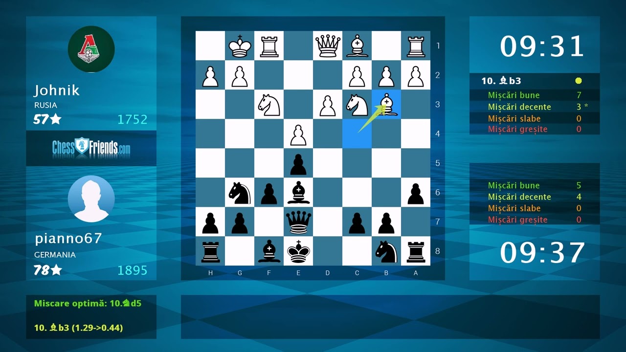 Chess Game Analysis: Johnik - pianno67 : 0-1 (By ChessFriends.com)