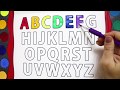 Learn English Alphabet coloring and drawing |🌹🔠 تعليم الحروف الإنجليزية بالرسم و التلوين