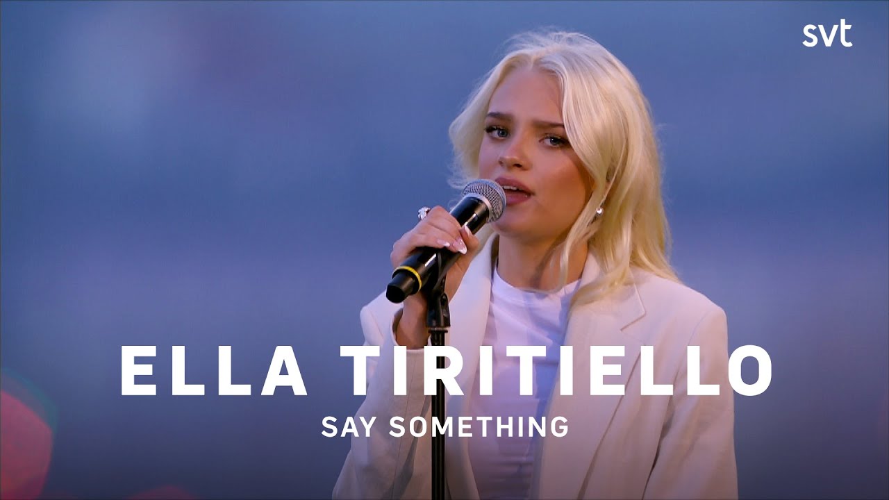 Ella Tiritiello – Say something | Allsång på Skansen 2022 | SVT