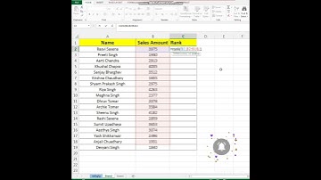 Ranking Your data by rank() function #shorts #excel #exceltips #tips #tricks #exceltutorial