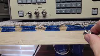 Boonton 1121 Audio Analyzer & Generator – POST Initialization and Source-to-Analyzer Loopback Test