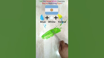 What color do mixed flags make?? #paintmixing #colormixing #satisfyingart #asmart