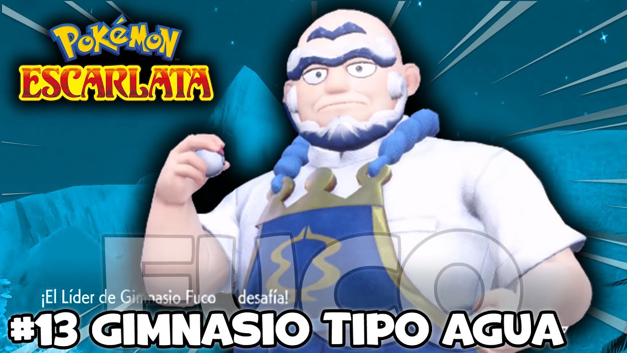 Se da a conocer el Lider de gimnasio tipo Agua del pokemon Scarlet