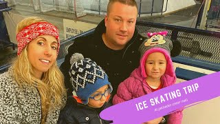 Palisades Center Ice skating Rink First Time Ice Skating