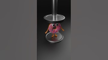 Football & Donuts  vs Hydraulic Press | Blender 3D Satisfying Animation” #3dart#explore