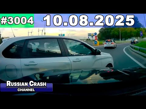 ДТП. Подборка на видеорегистратор за 10.08.2025 Август 2025