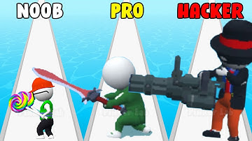 DRAW WEAPON 3D: Imaging any weapons  - Gameplay Android, ios | Pinker Lab