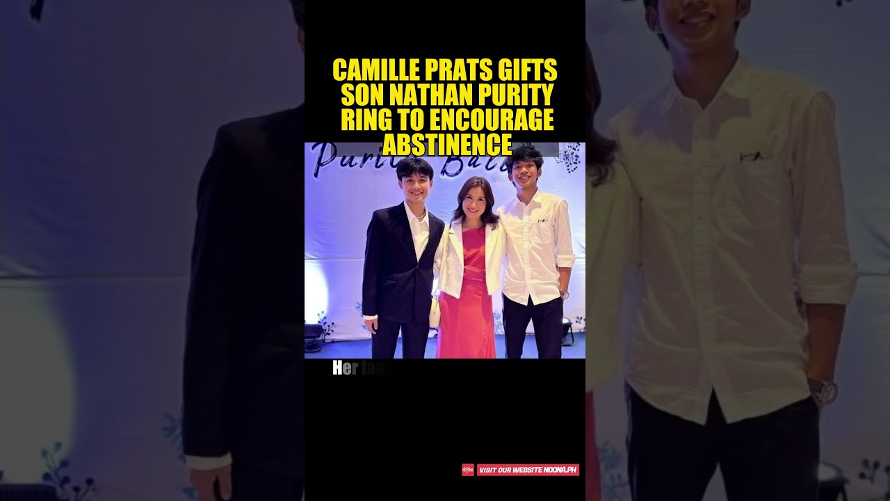 CAMILLE PRATS GIFTS SON NATHAN PURITY RING TO ENCOURAGE ABSTINENCE 