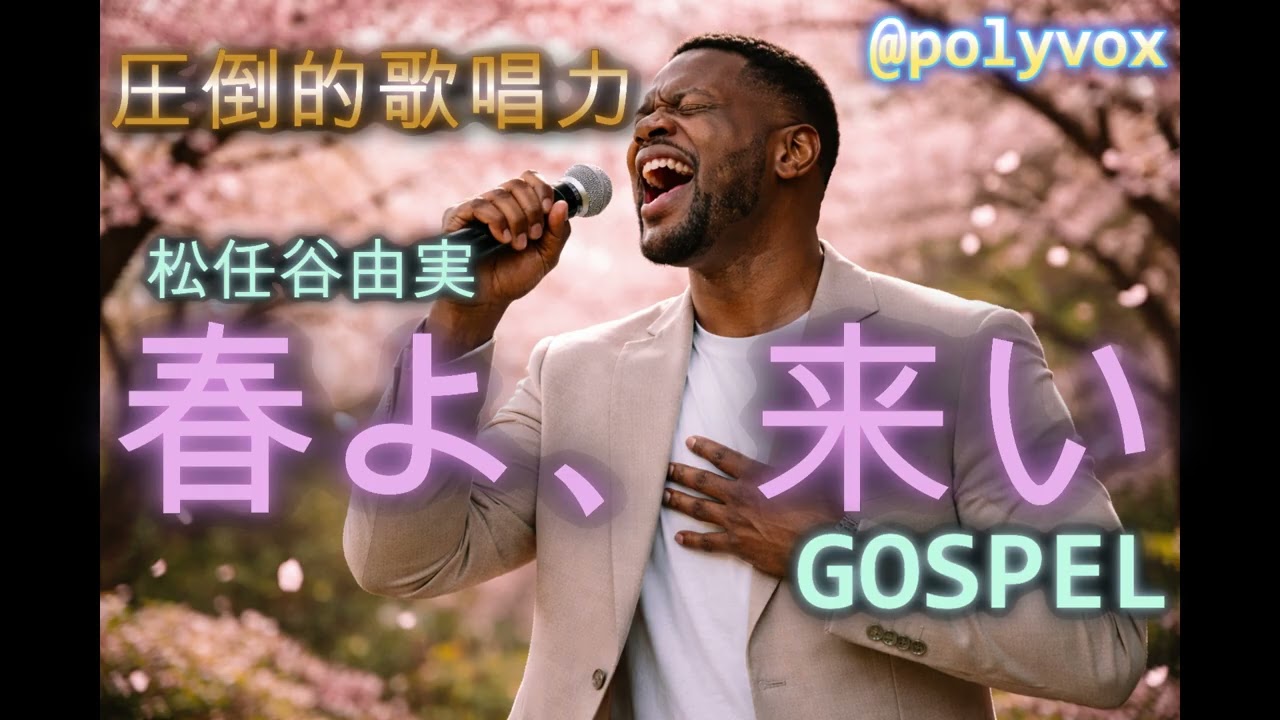 【ゴスペル ver.】春よ、来い/松任谷由実｜Polyvox Cover｜#ゴスペル #アカペラ #ビートボックス　#jpop