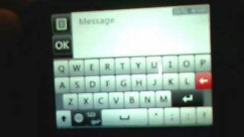 How To Enable Widescreen QWERTY Texting On LG 800G