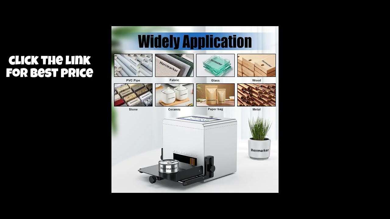 Inkjet Coding Machine Review | 7" Touch Screen Batch Code Printer ...