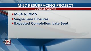 M-57 resurfacing project begins on Monday