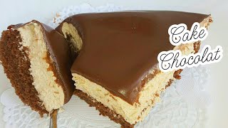 كيكة الشوكولاتة بالنسكافيه  ذوق خيالي ولا في الأحلام...ببيضتين فقط!!! cake chocolat 