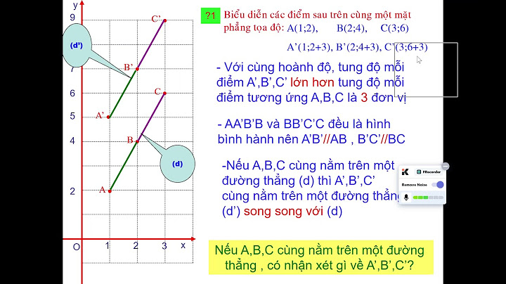 Với giá trị nào của a và b thì đường thẳng y = (a 3)x + b đi qua hai điểm A (1; 2) và b âm 3; 4
